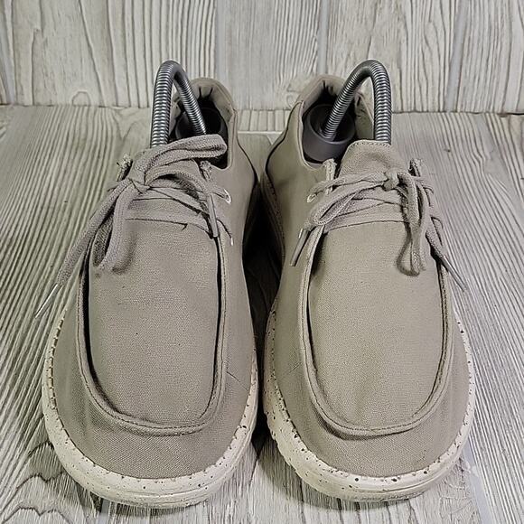 Hey Dude Wendy Grey Slip On Tie Loafers Womens Size 10 - Picture 3 of 10